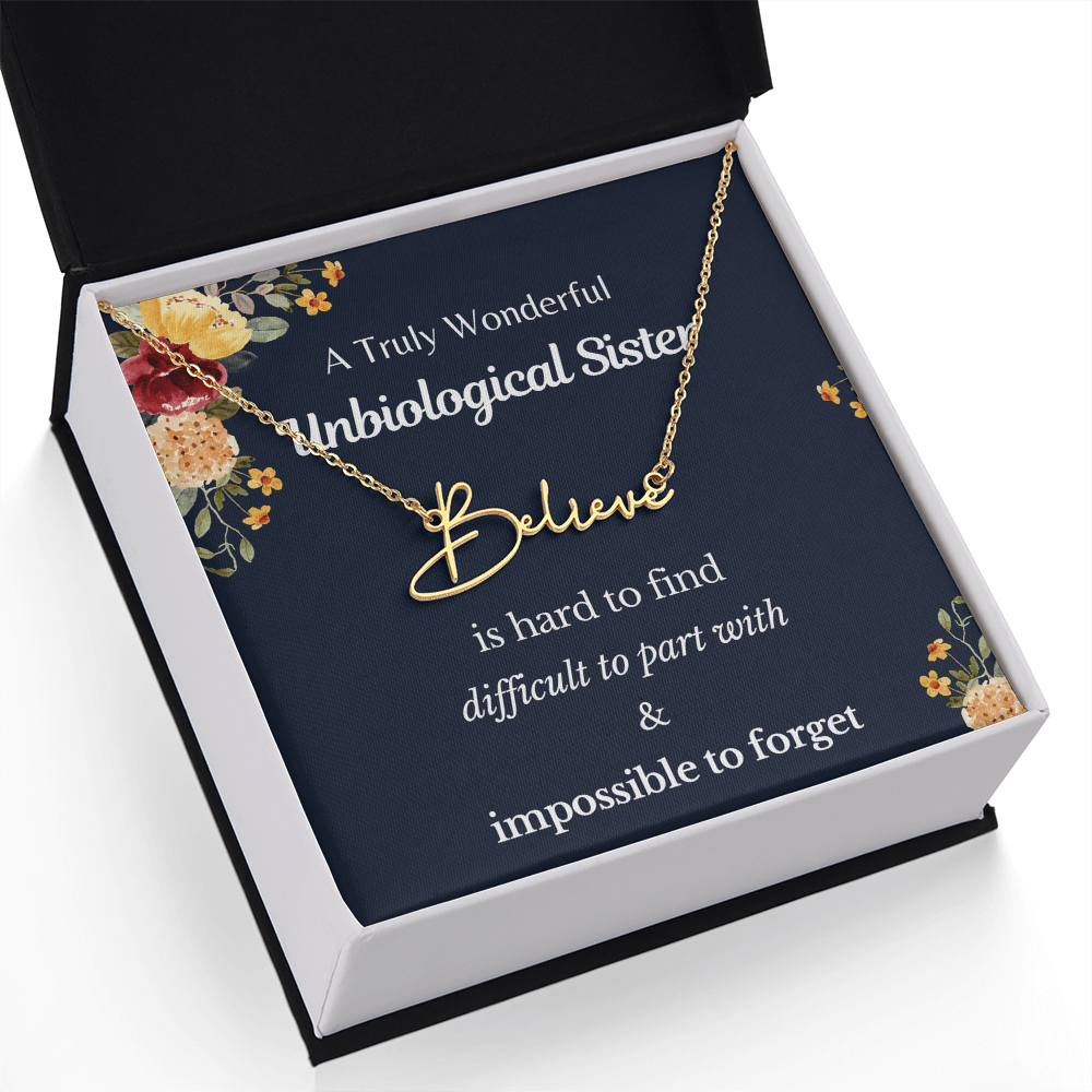 Signature Style name necklace