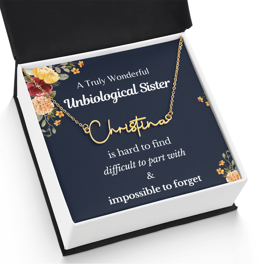 Signature Style name necklace