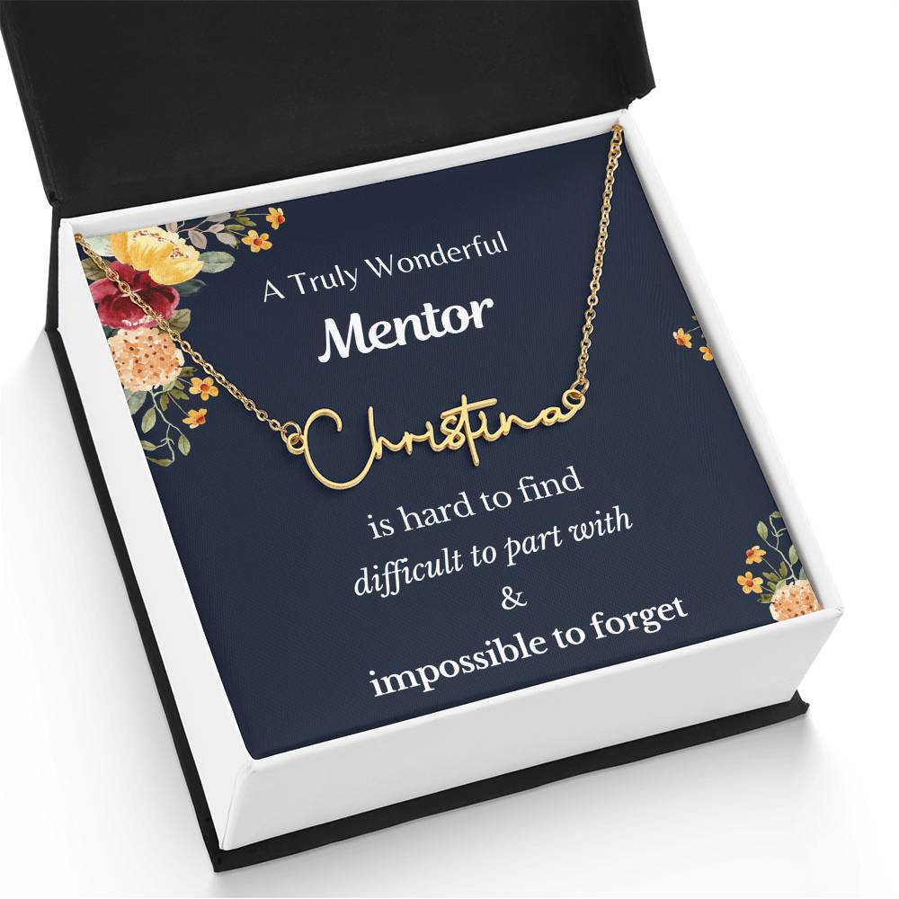 Signature Style name necklace