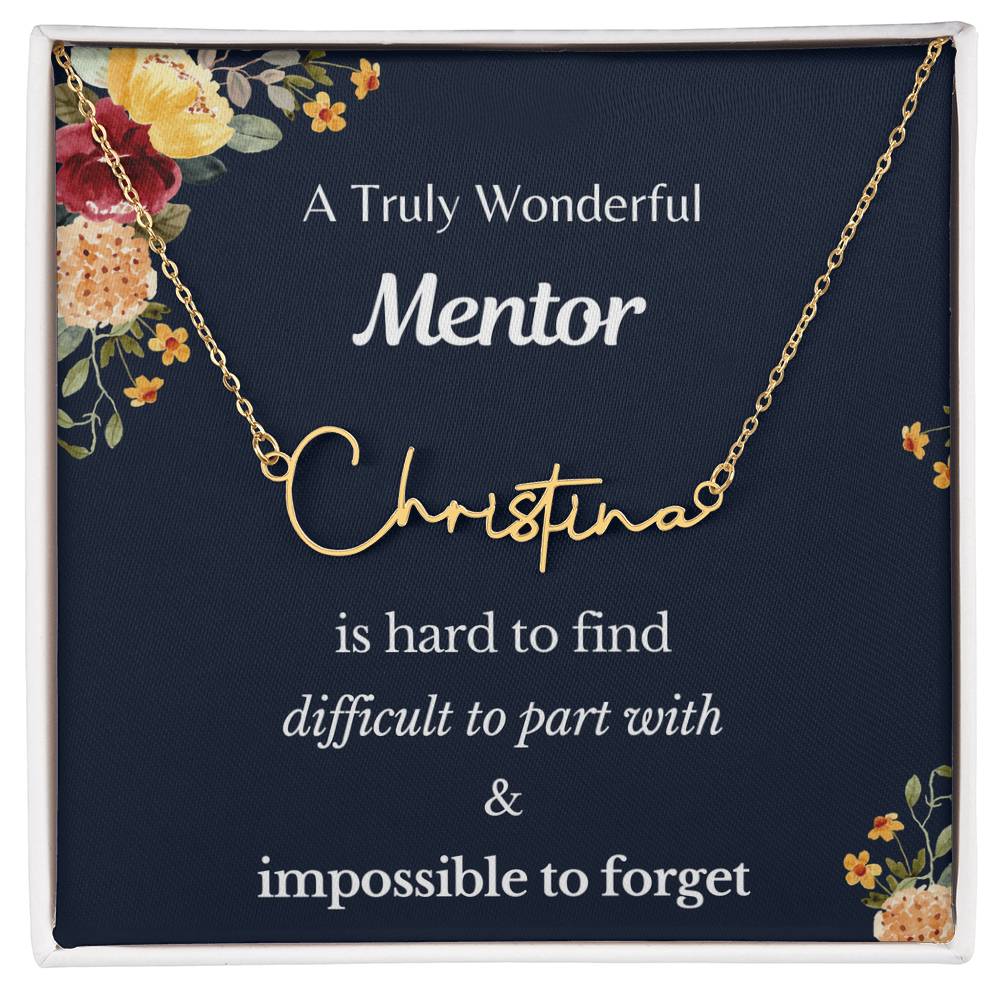 Signature Style name necklace