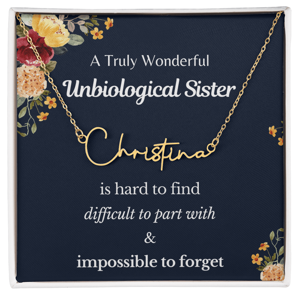 Signature Style name necklace