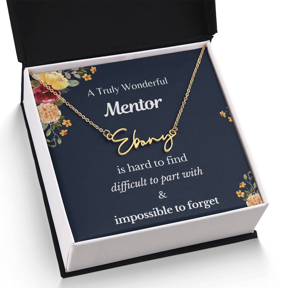 Signature Style name necklace