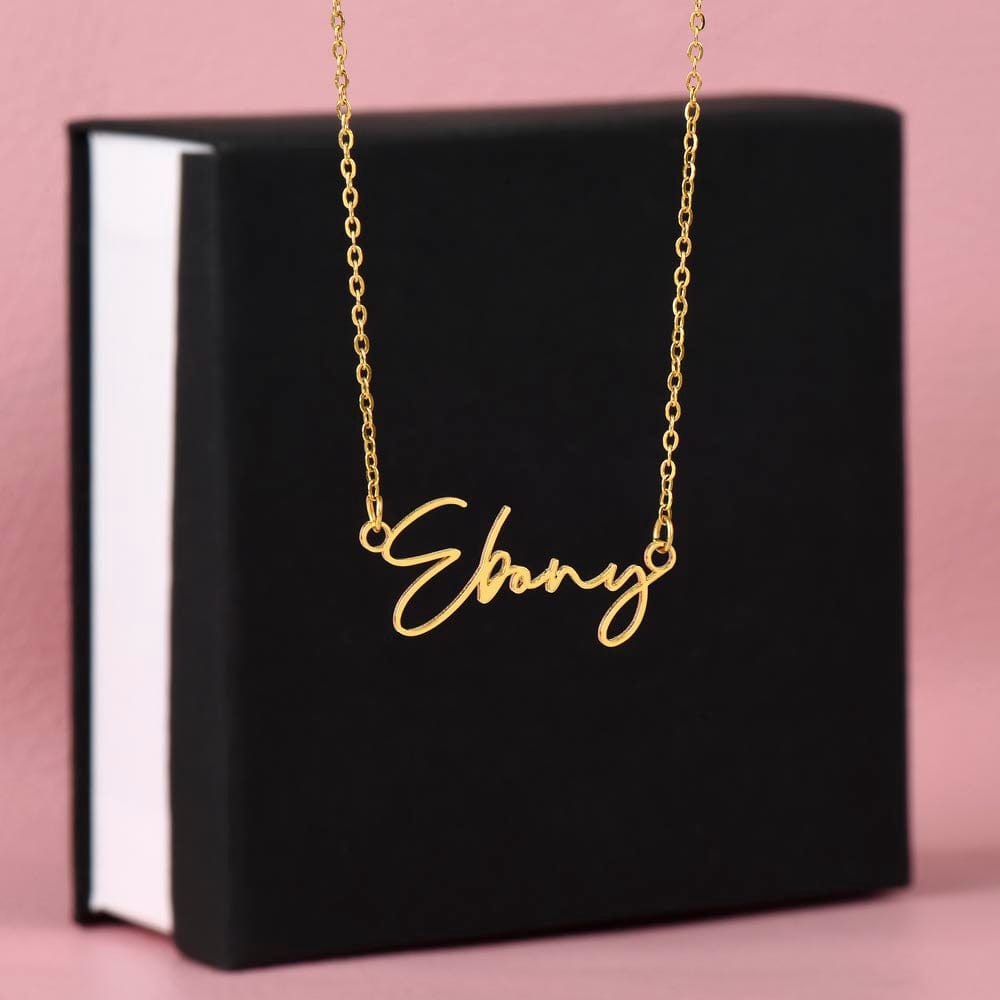 Signature Style name necklace
