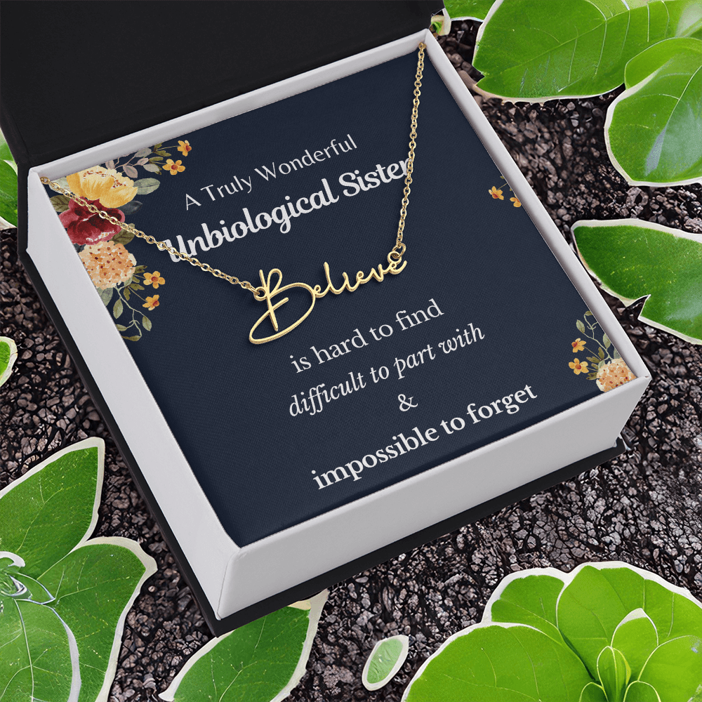 Signature Style name necklace