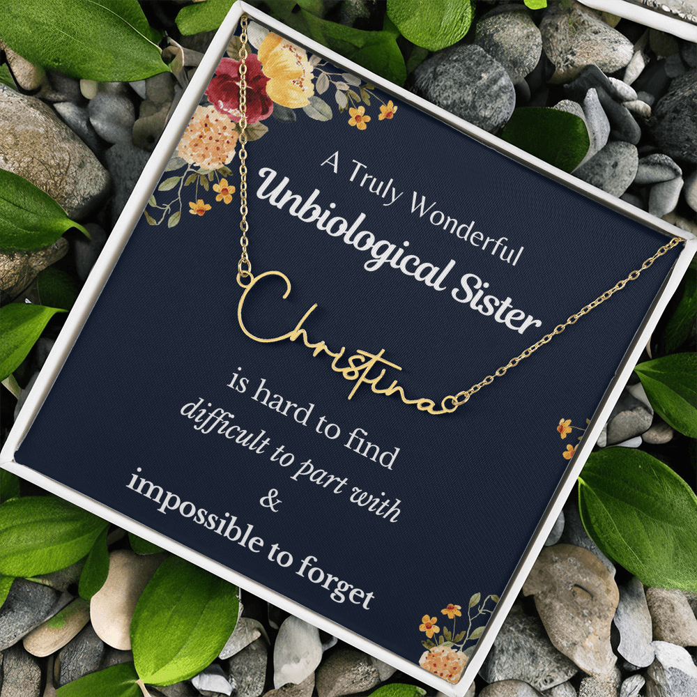 Signature Style name necklace