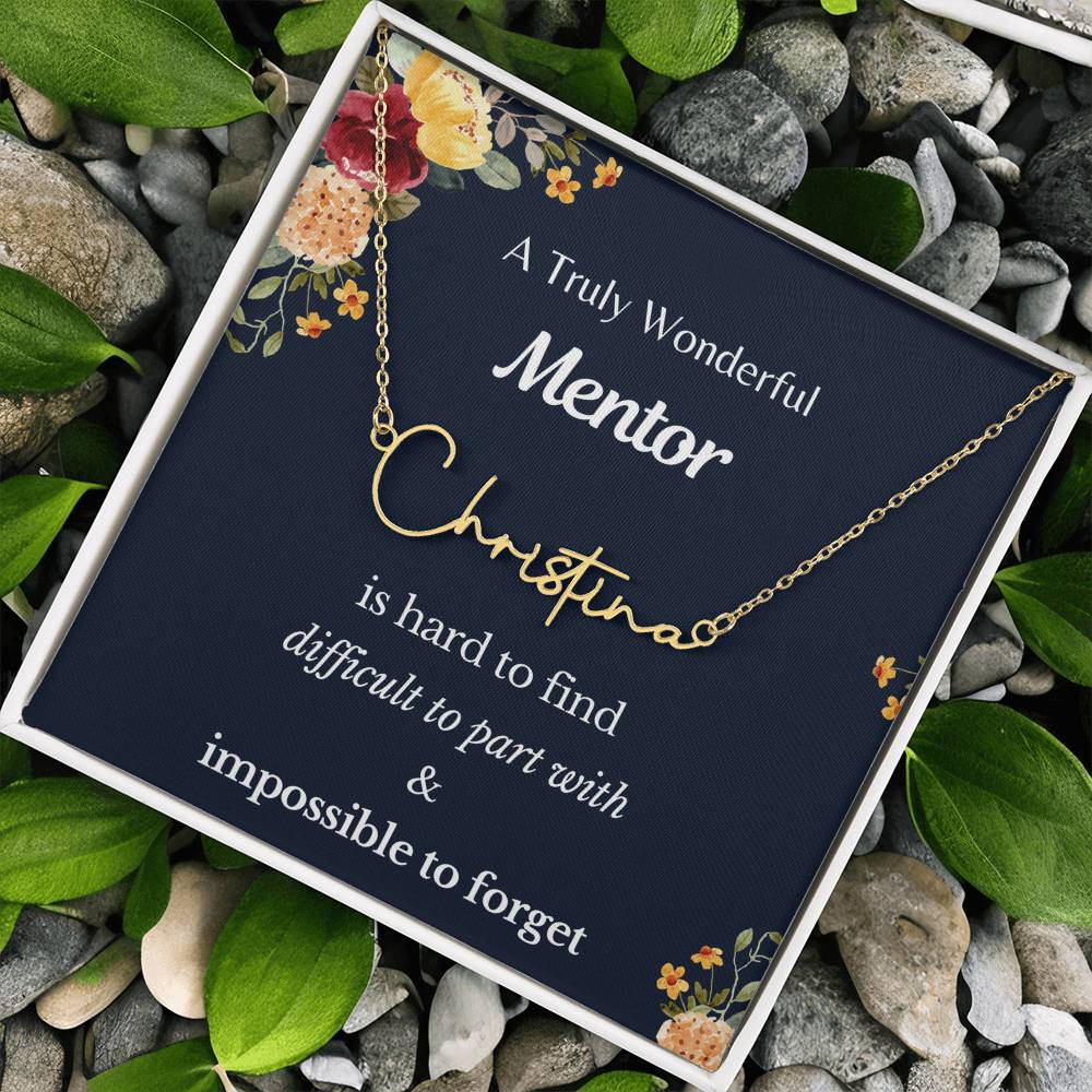 Signature Style name necklace