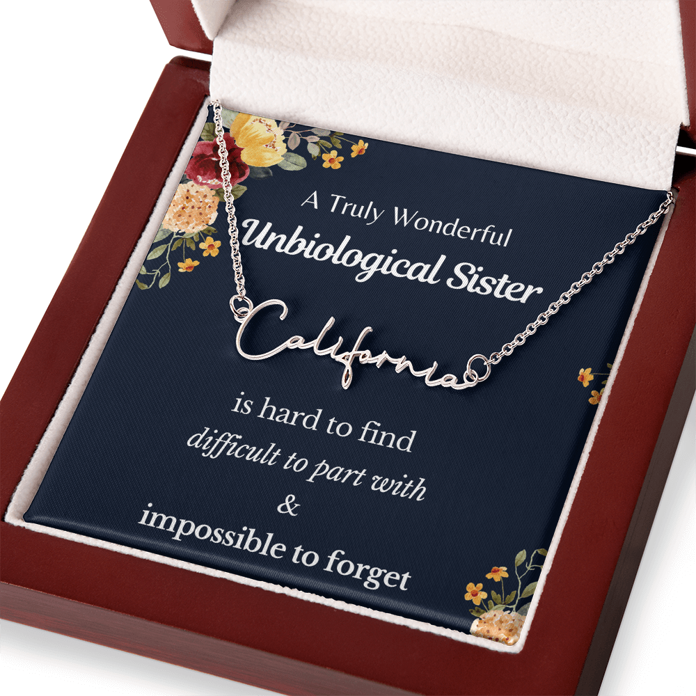 Signature Style name necklace