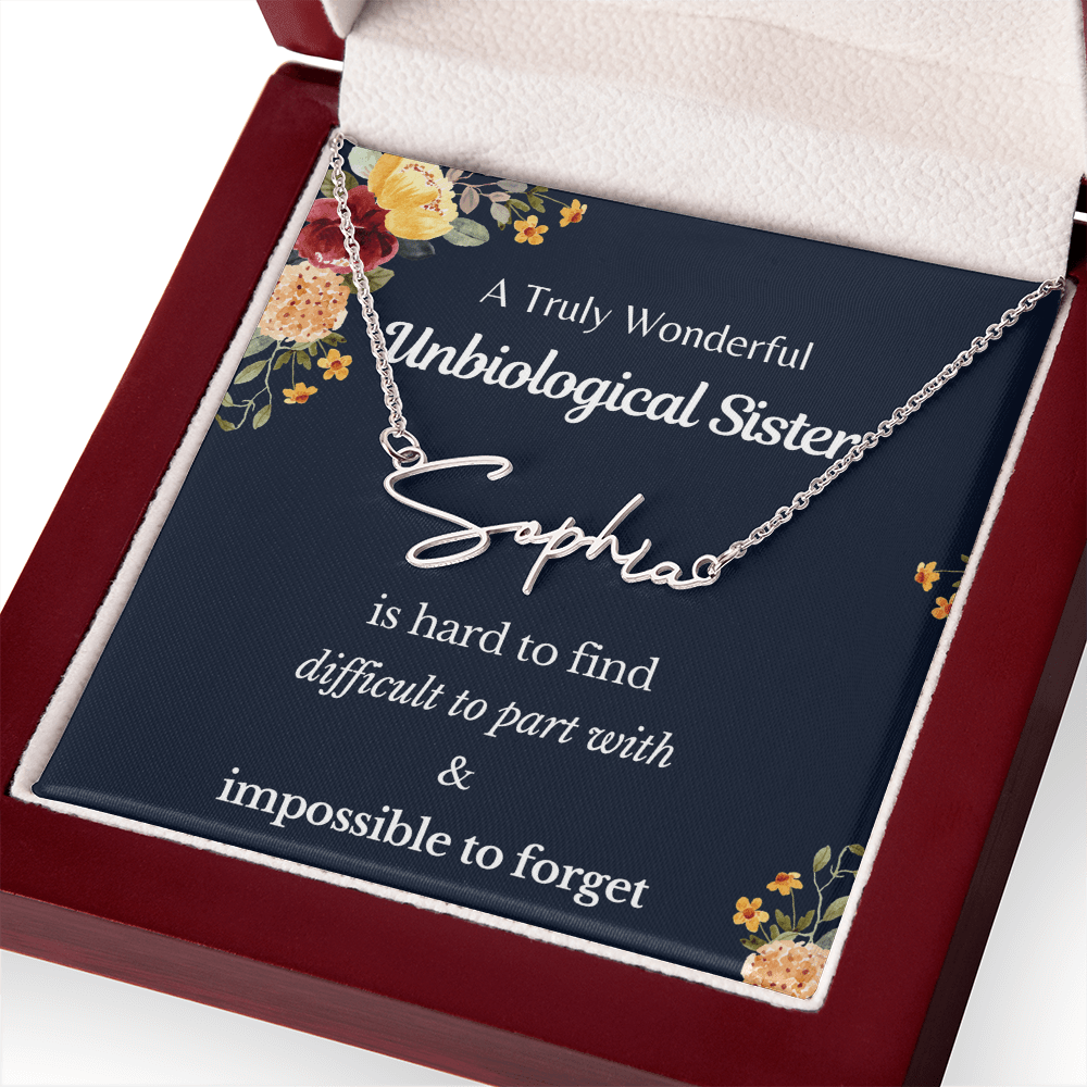 Signature Style name necklace