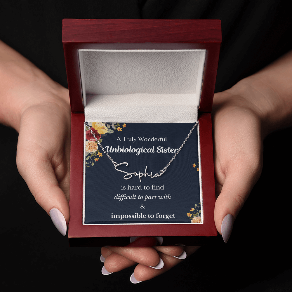 Signature Style name necklace