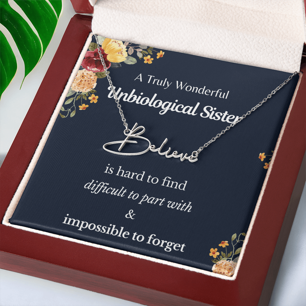 Signature Style name necklace