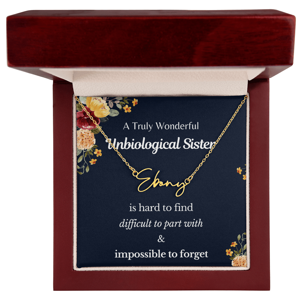 Signature Style name necklace