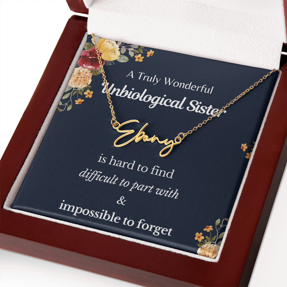 Signature Style name necklace