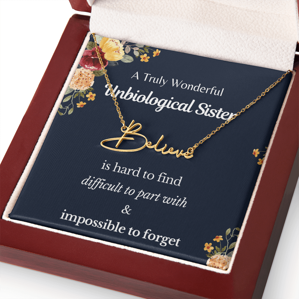 Signature Style name necklace