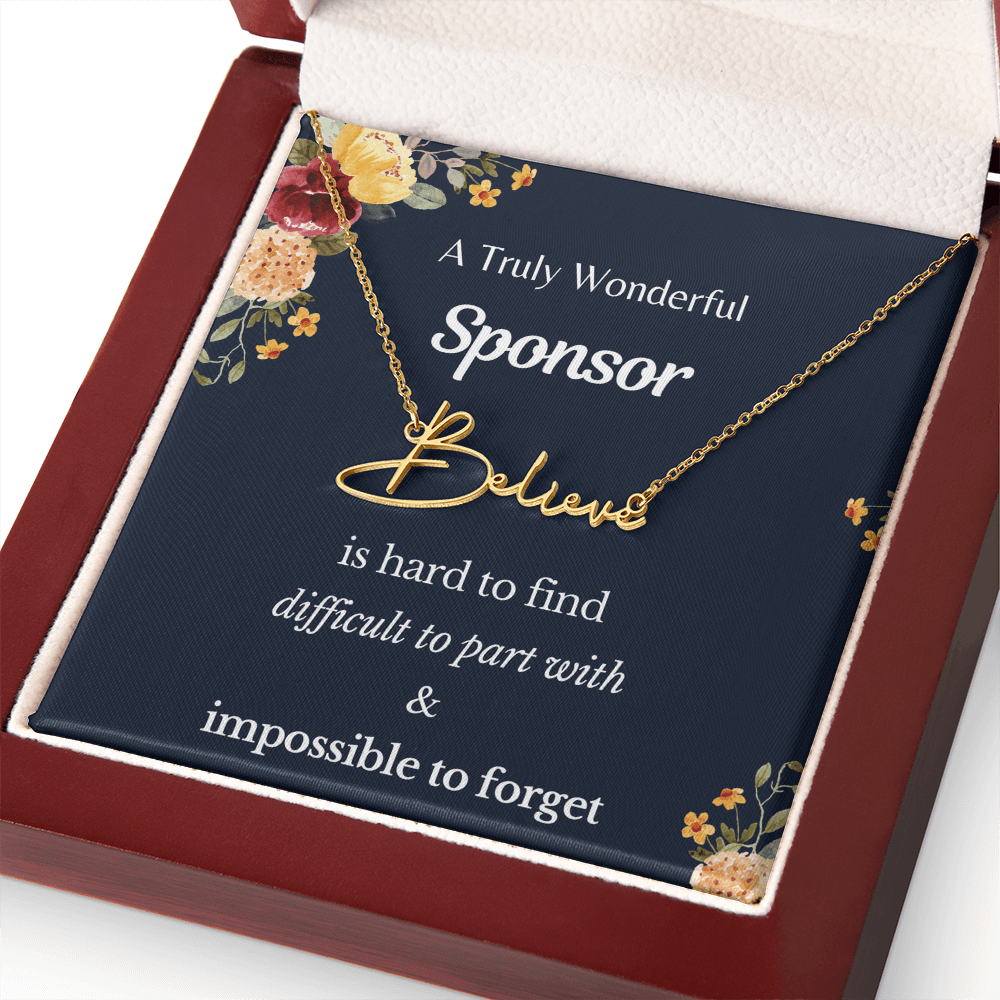 Signature Style name necklace