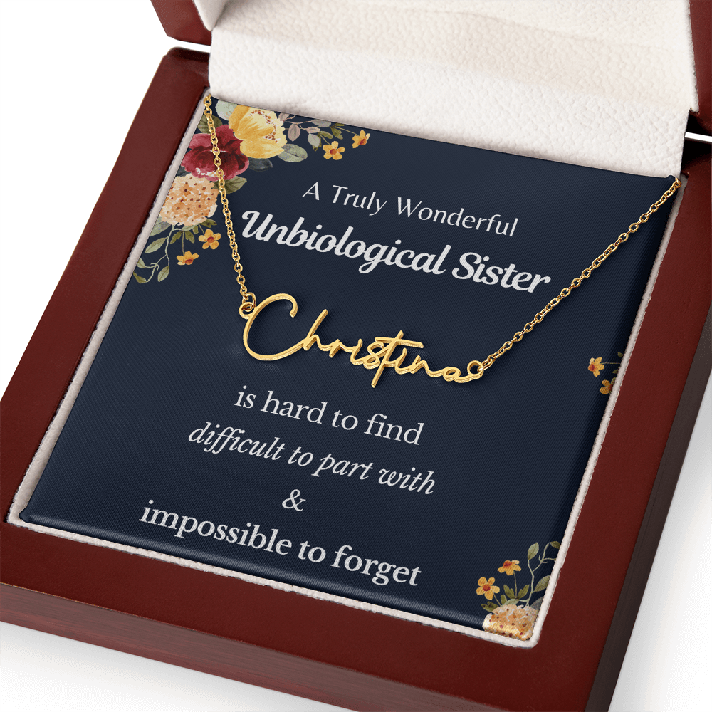 Signature Style name necklace