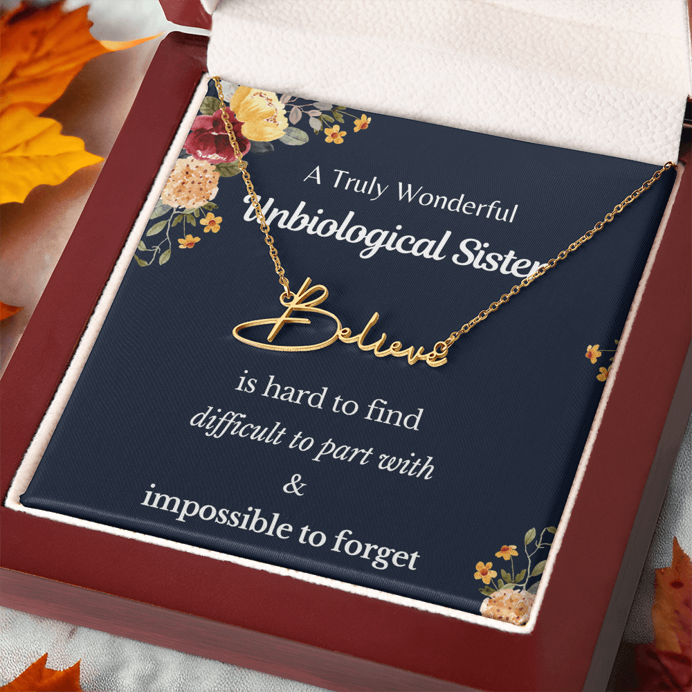 Signature Style name necklace