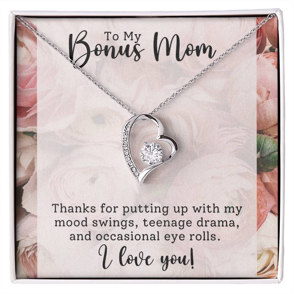 Gift for Bonus Mom - Mother's Day,Birthday,Special Occasion Present - I love You!