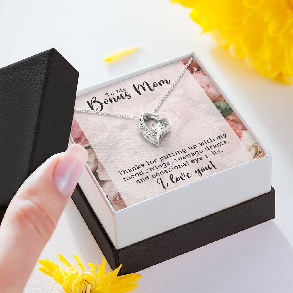 Gift for Bonus Mom - Mother's Day,Birthday,Special Occasion Present - I love You!
