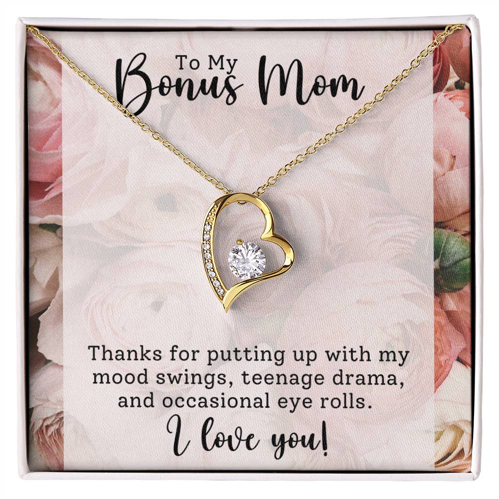Gift for Bonus Mom - Mother's Day,Birthday,Special Occasion Present - I love You!