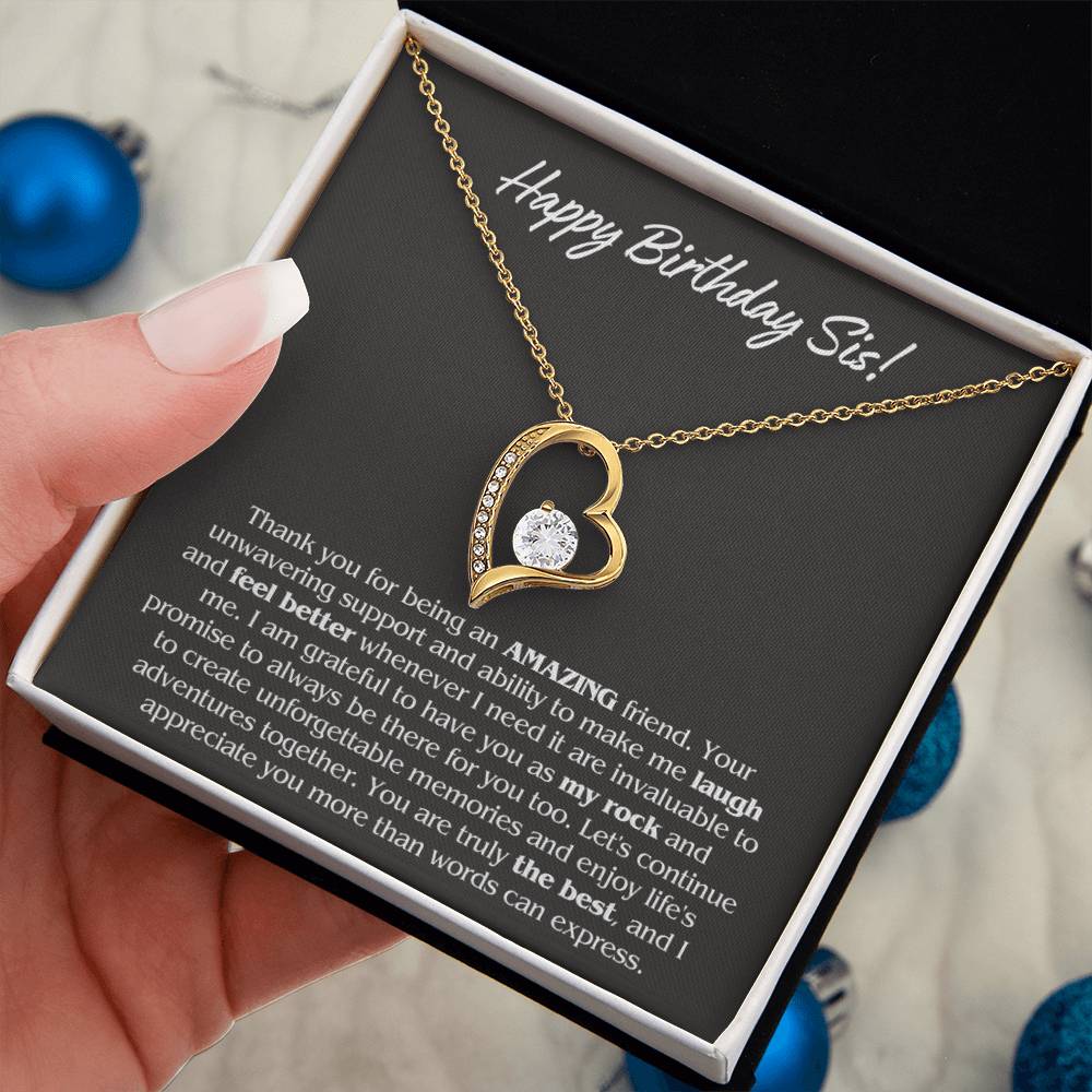 Happy Birthday Sis - Gift for Sister - I appreciate you more than words can express