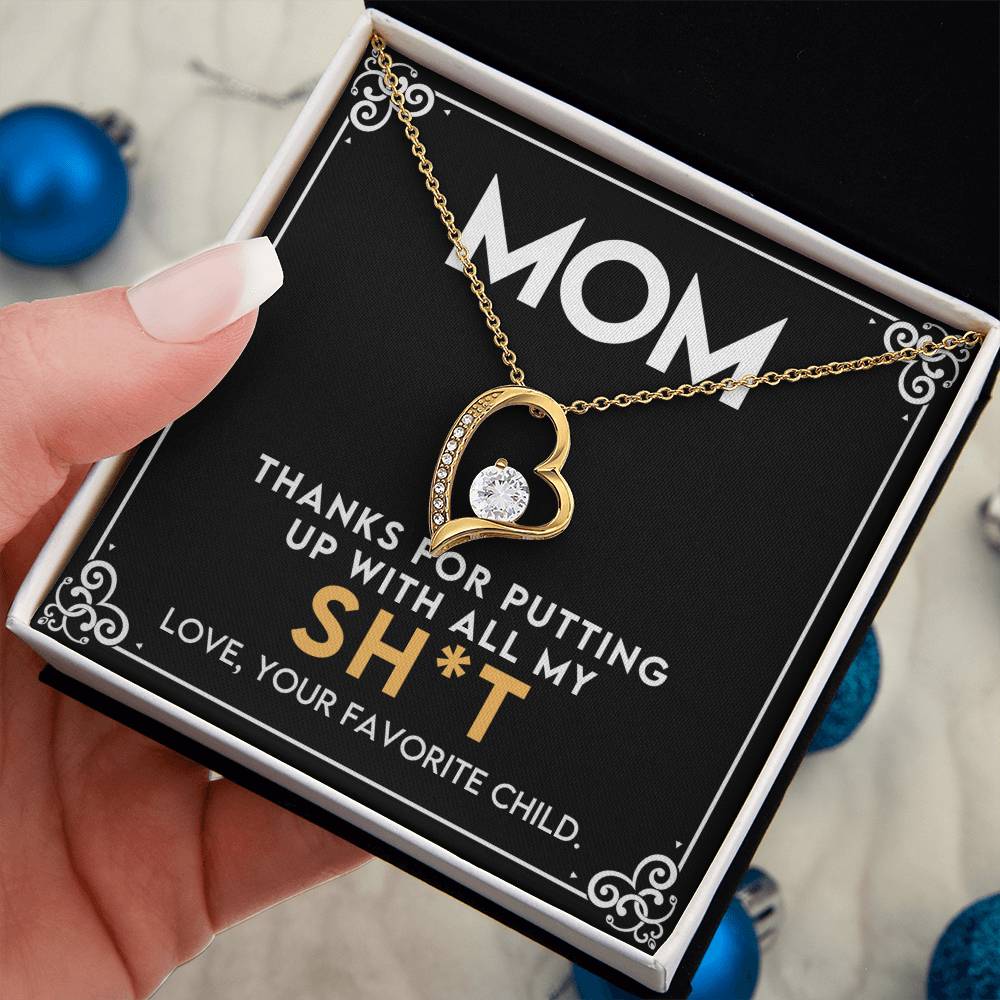 Gift for Mom - Mother's Day,Birthday,Special Occassion Gift for Mother - Forever Love Necklace