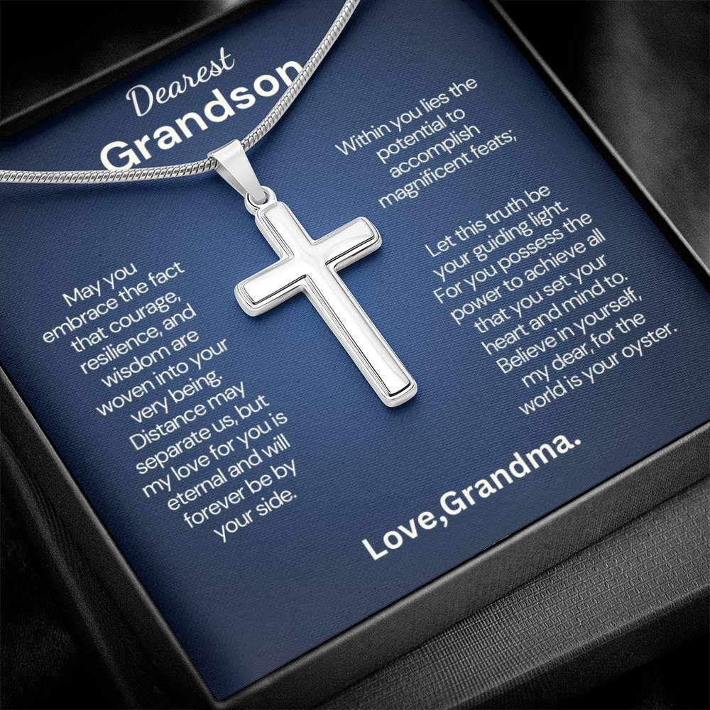 Happy Birthday to my Dearest Grandson From Grandma - Within you lies the potential to accomplish magnificent feats!