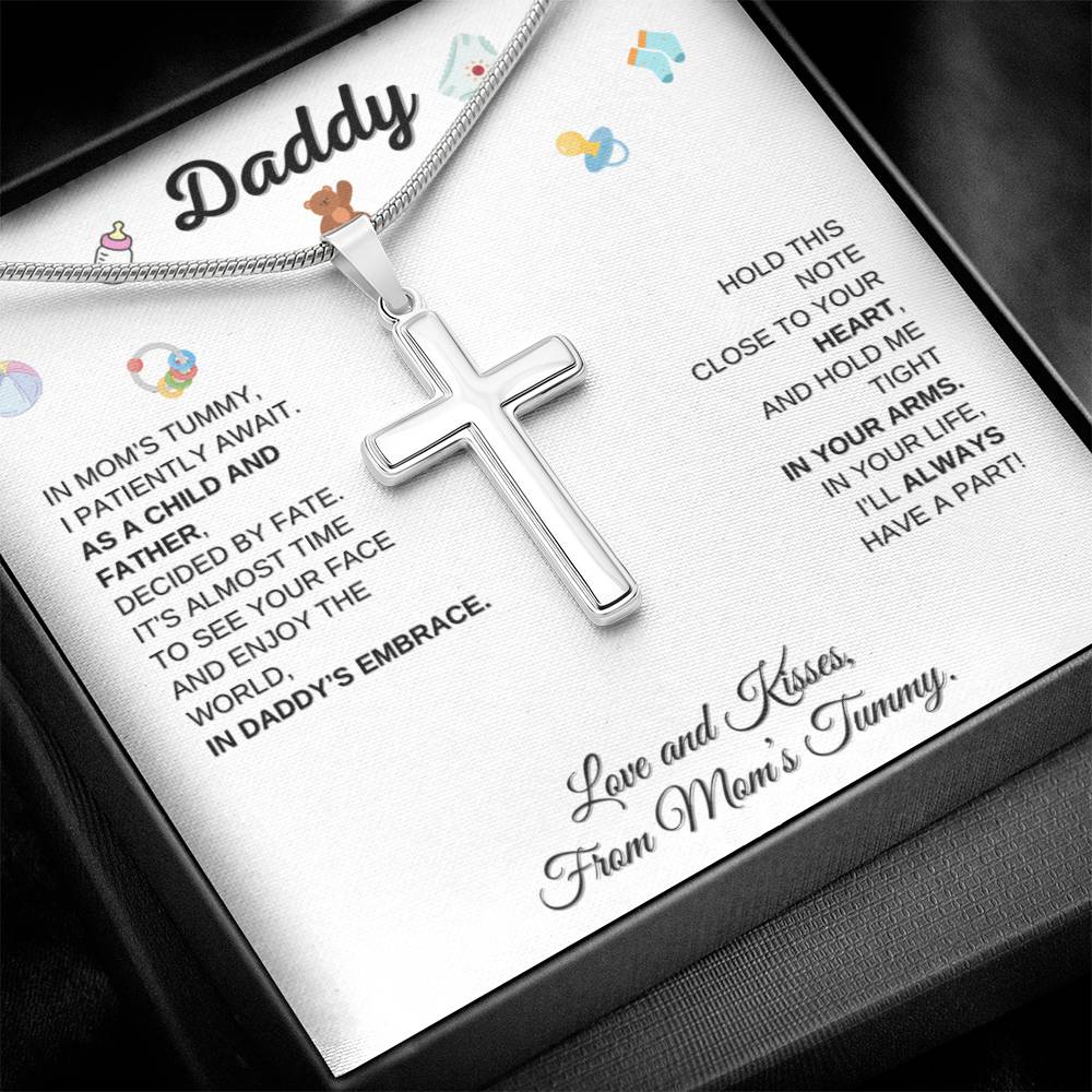 Gift from baby Bump to Daddy - Love and Kisses from Mommy's Tummy - In your life, I'll always have a part!