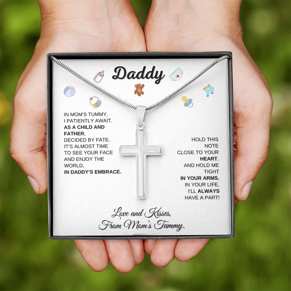 Gift from baby Bump to Daddy - Love and Kisses from Mommy's Tummy - In your life, I'll always have a part!