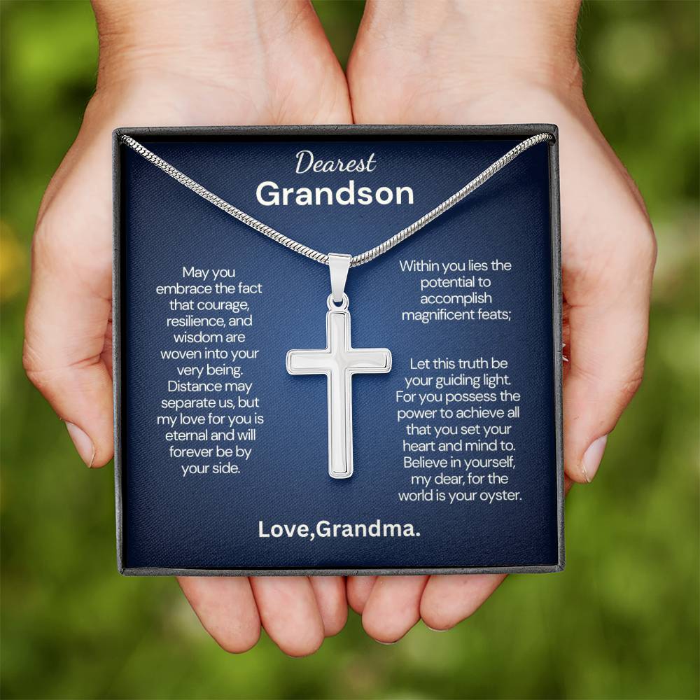 Happy Birthday to my Dearest Grandson From Grandma - Within you lies the potential to accomplish magnificent feats!