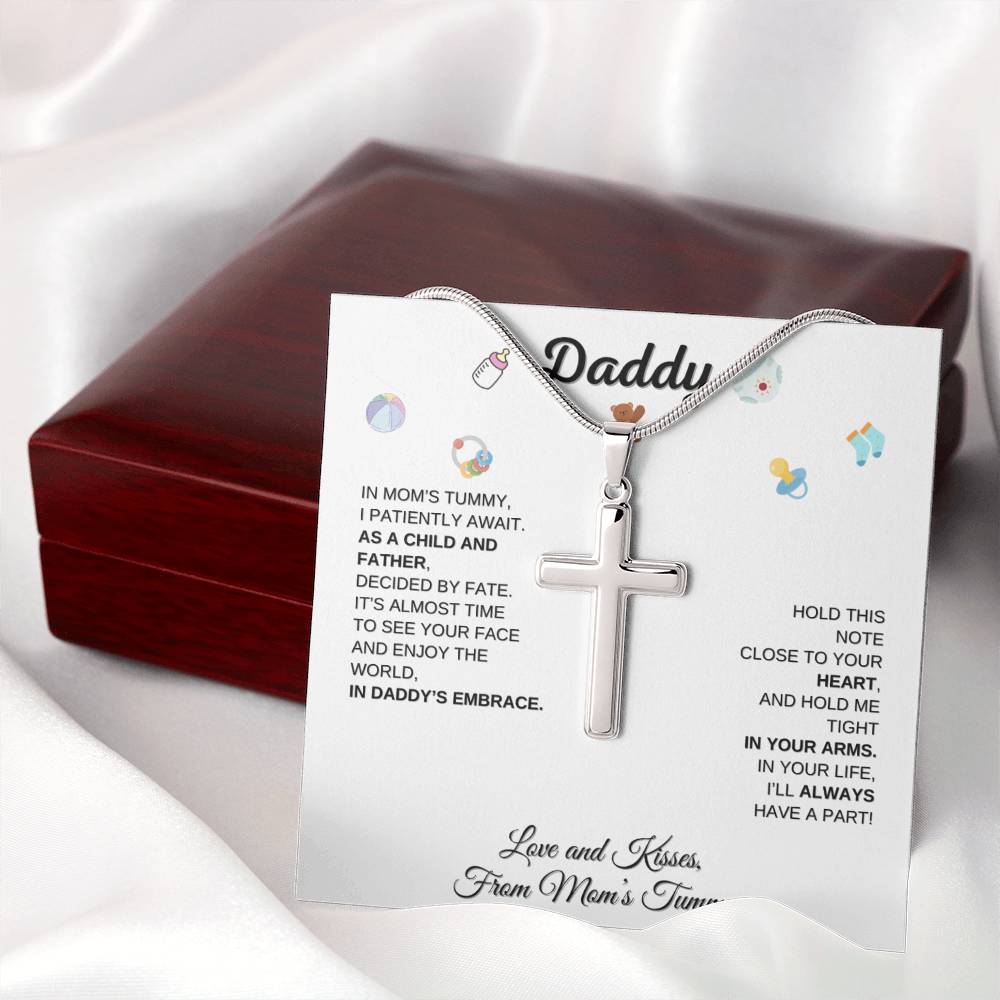 Gift from baby Bump to Daddy - Love and Kisses from Mommy's Tummy - In your life, I'll always have a part!