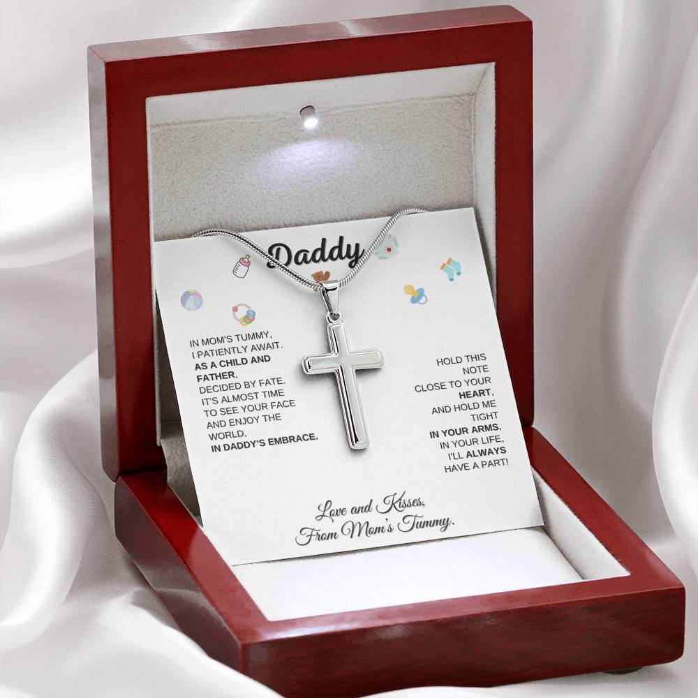 Gift from baby Bump to Daddy - Love and Kisses from Mommy's Tummy - In your life, I'll always have a part!