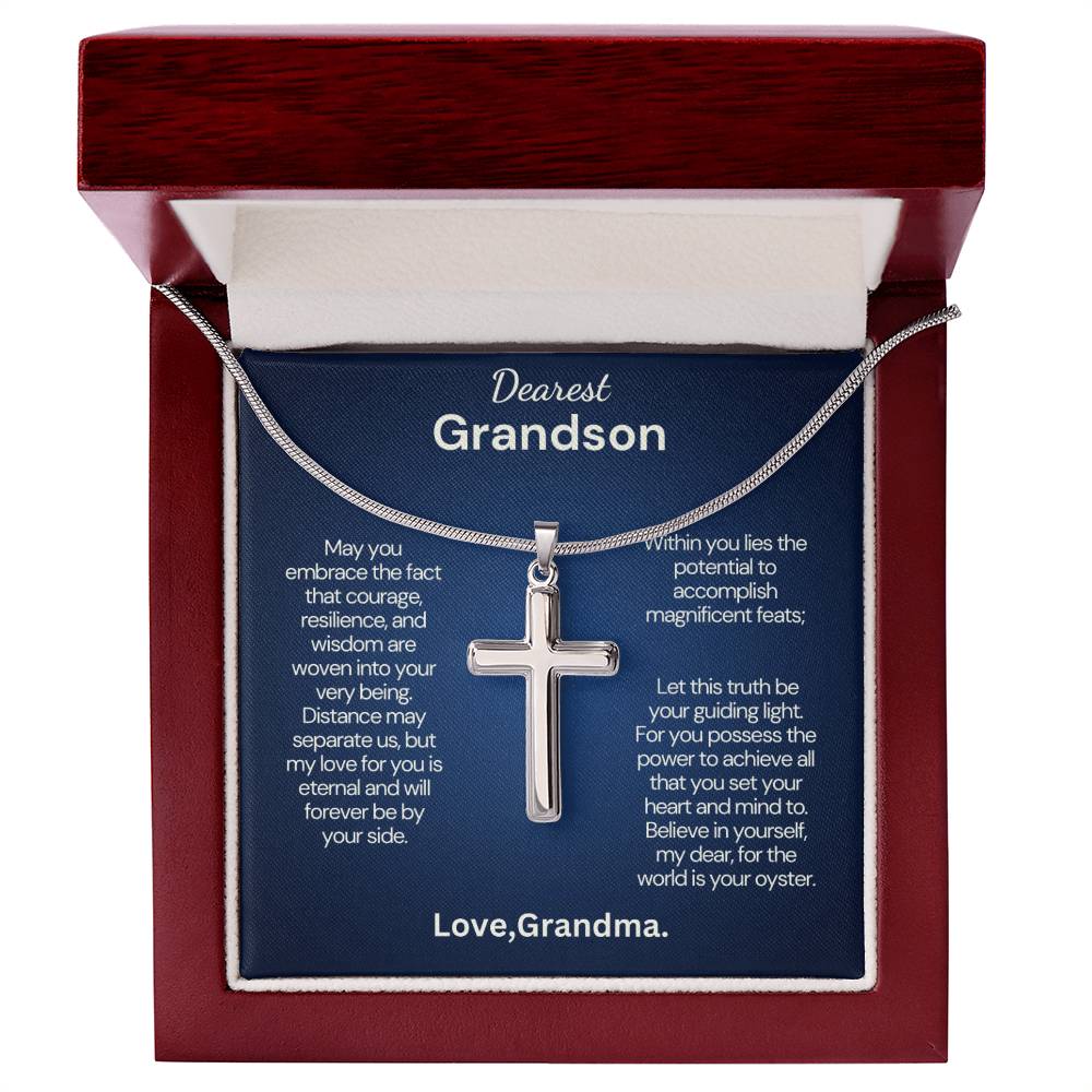 Happy Birthday to my Dearest Grandson From Grandma - Within you lies the potential to accomplish magnificent feats!