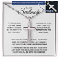 Personalized Cross Necklace for Soulmate, Military Style Ball Chain