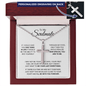 Personalized Cross Necklace for Soulmate, Military Style Ball Chain