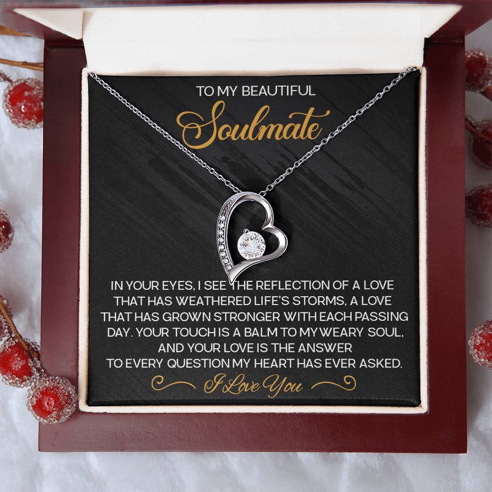 Gift for Soulmate - Forever Love Necklace - A Love That Has Grown Stronger With Each Passing Day
