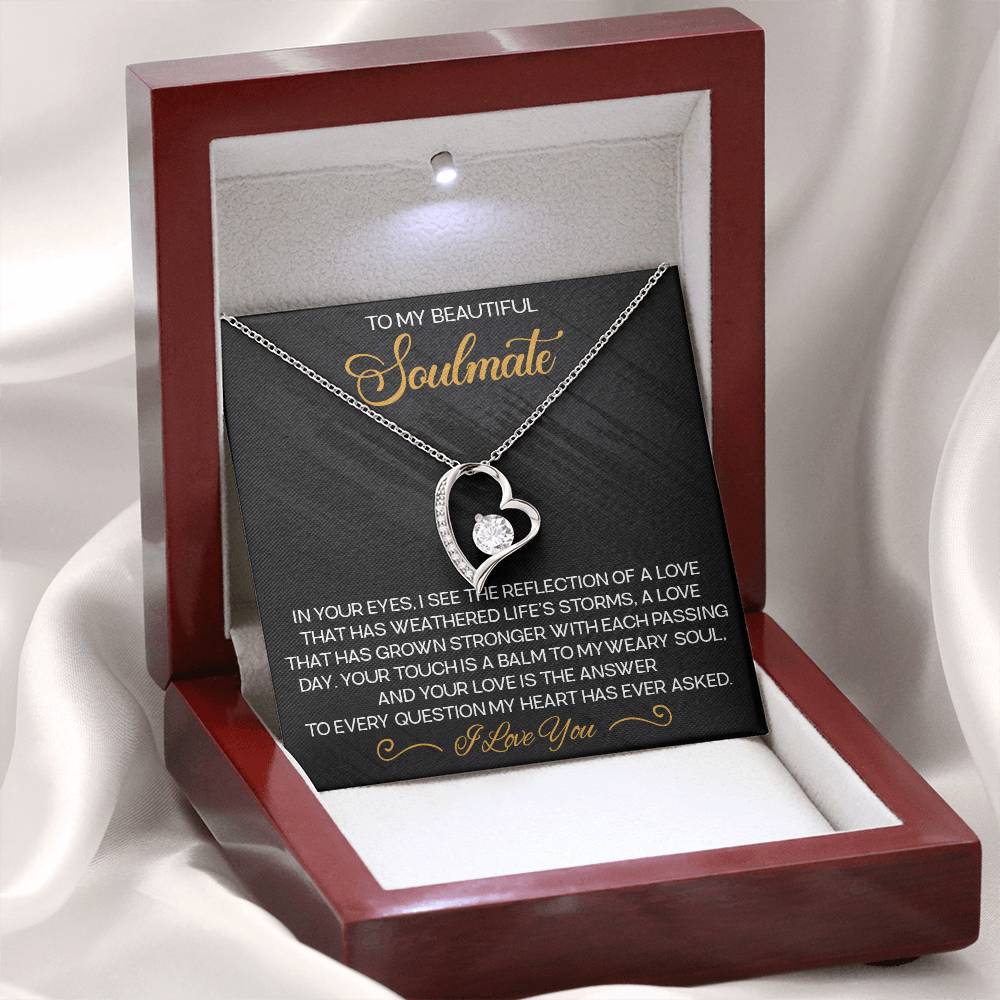 Gift for Soulmate - Forever Love Necklace - A Love That Has Grown Stronger With Each Passing Day