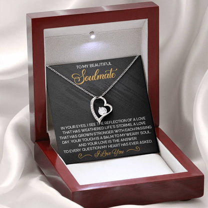 Gift for Soulmate - Forever Love Necklace - A Love That Has Grown Stronger With Each Passing Day