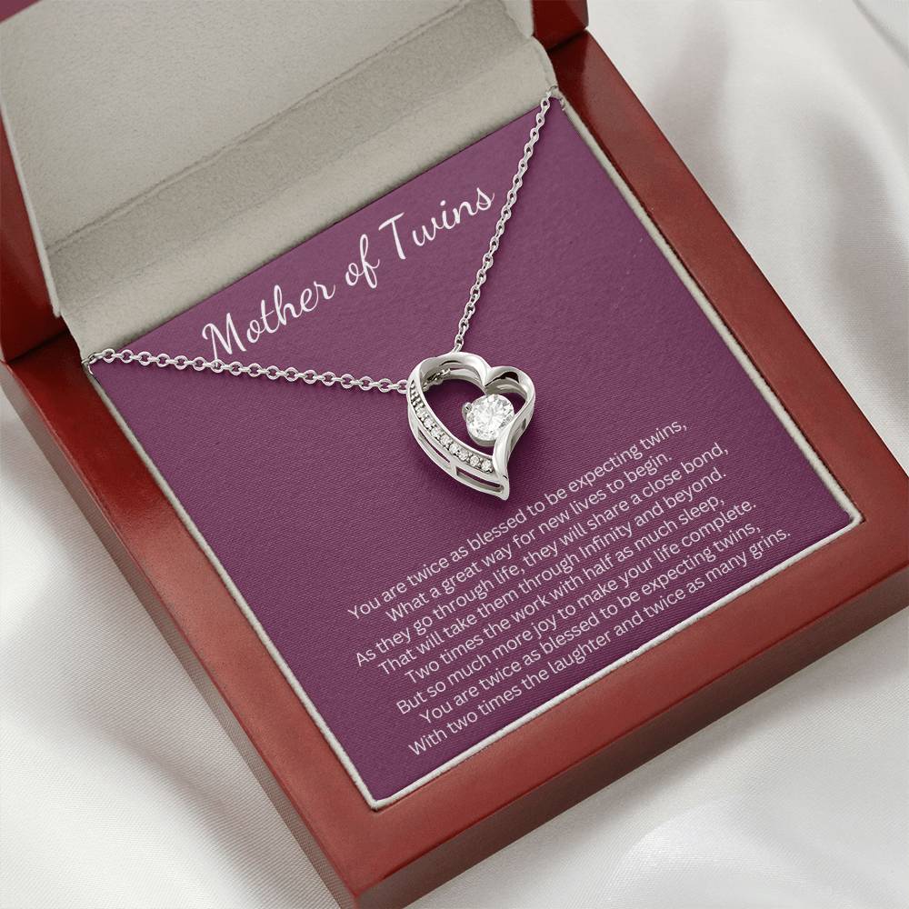 Gift for Mother of Twins - You are twice as blessed to be expecting twins!