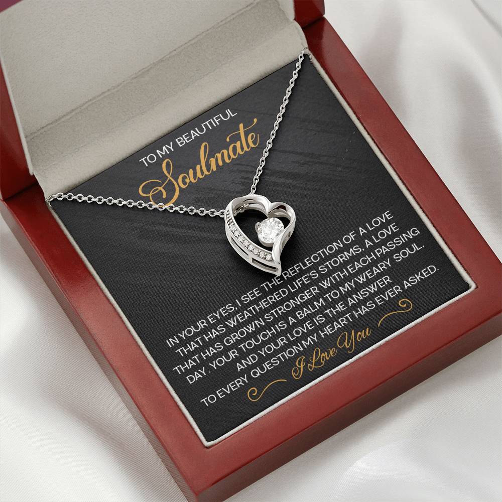 Gift for Soulmate - Forever Love Necklace - A Love That Has Grown Stronger With Each Passing Day