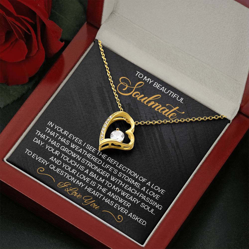 Gift for Soulmate - Forever Love Necklace - A Love That Has Grown Stronger With Each Passing Day