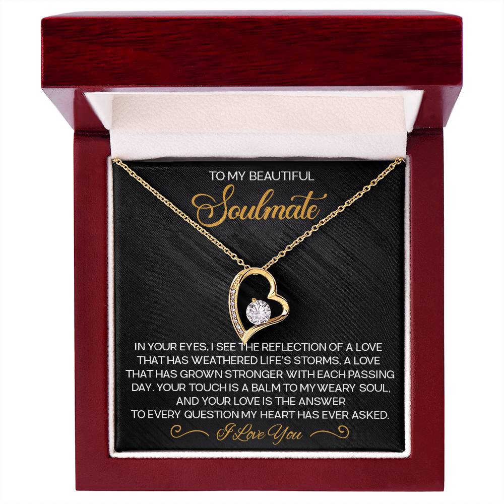 Gift for Soulmate - Forever Love Necklace - A Love That Has Grown Stronger With Each Passing Day
