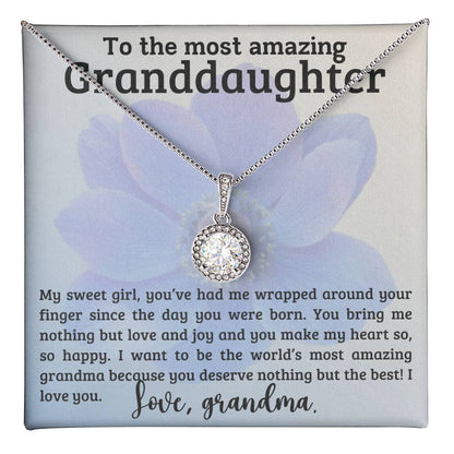 Gift for Granddaughter from Grandma - Eternal Hope Necklace - You deserve nothing but the best!