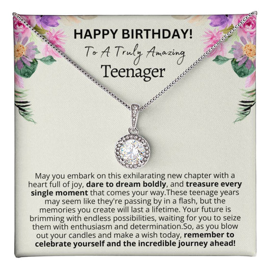 Birthday Gift for Teenager - May you embark on this exhilarating new chapter with a heart full of joy!