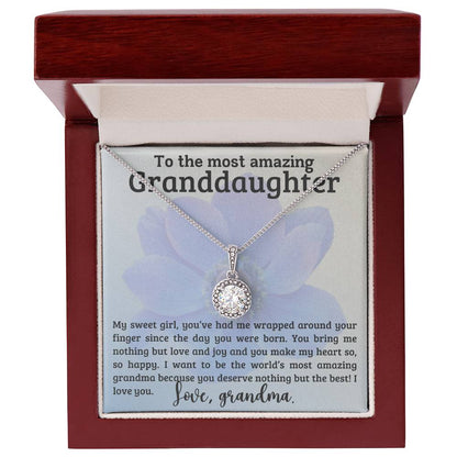 Gift for Granddaughter from Grandma - Eternal Hope Necklace - You deserve nothing but the best!