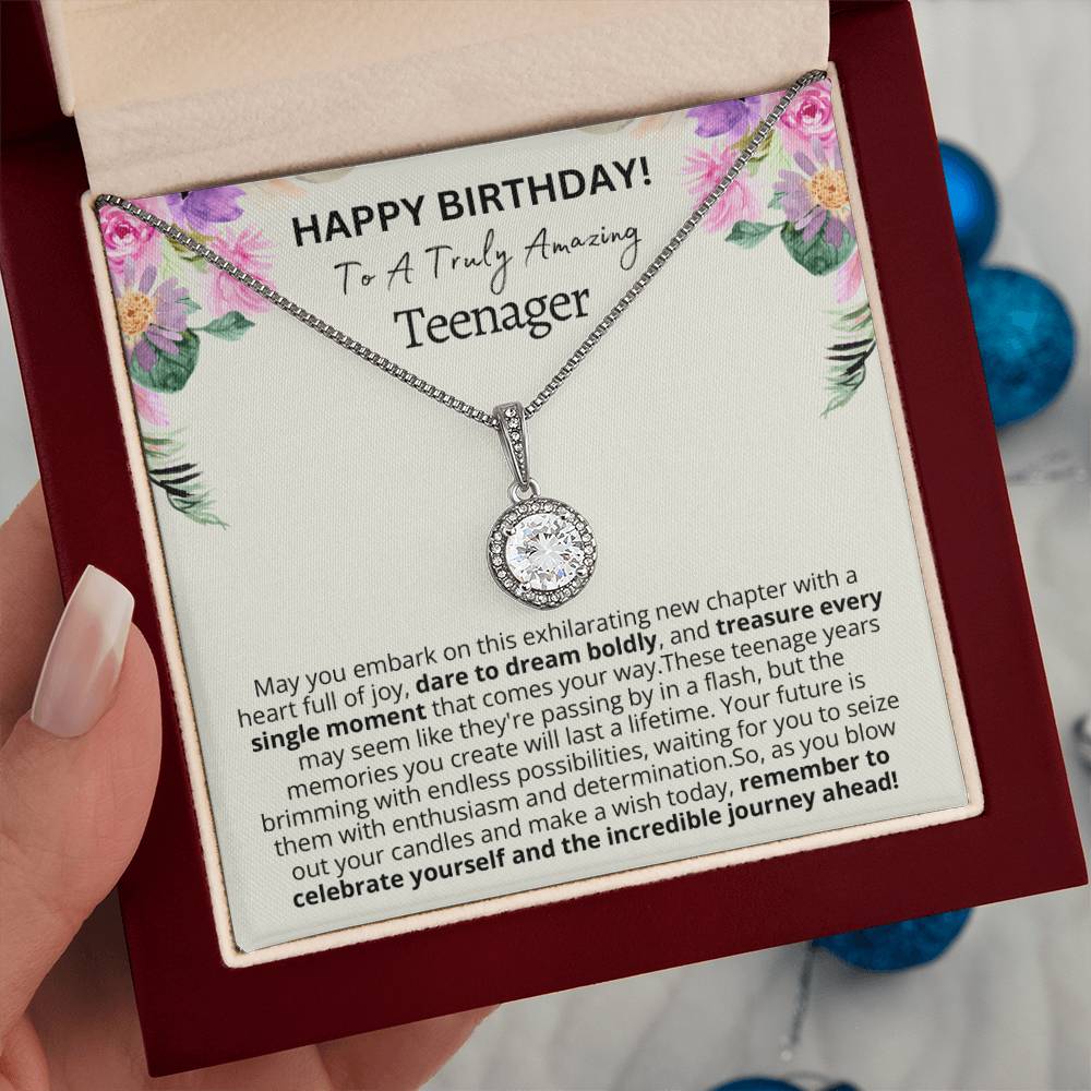 Birthday Gift for Teenager - May you embark on this exhilarating new chapter with a heart full of joy!