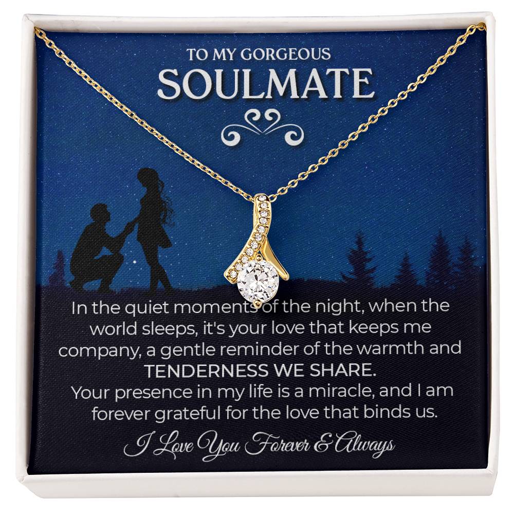 Gift for Soulmate - Romantic Gift for Her - I am forever grateful for the love that binds us