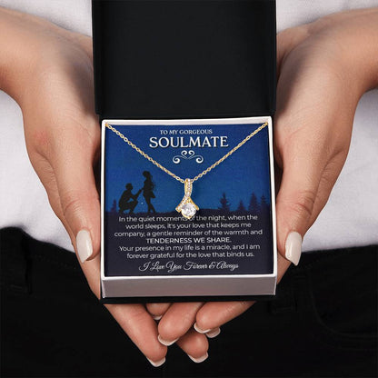 Gift for Soulmate - Romantic Gift for Her - I am forever grateful for the love that binds us