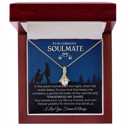 Gift for Soulmate - Romantic Gift for Her - I am forever grateful for the love that binds us