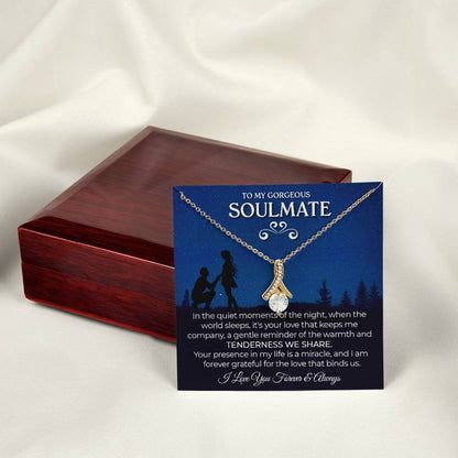 Gift for Soulmate - Romantic Gift for Her - I am forever grateful for the love that binds us