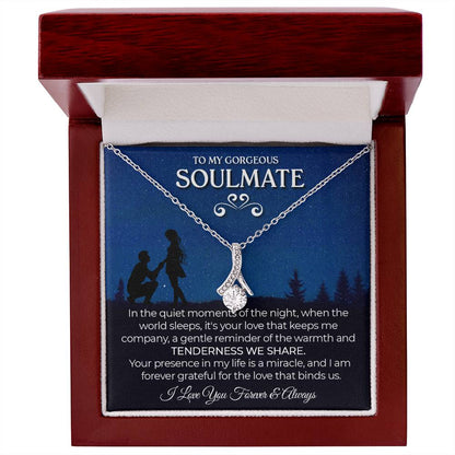 Gift for Soulmate - Romantic Gift for Her - I am forever grateful for the love that binds us